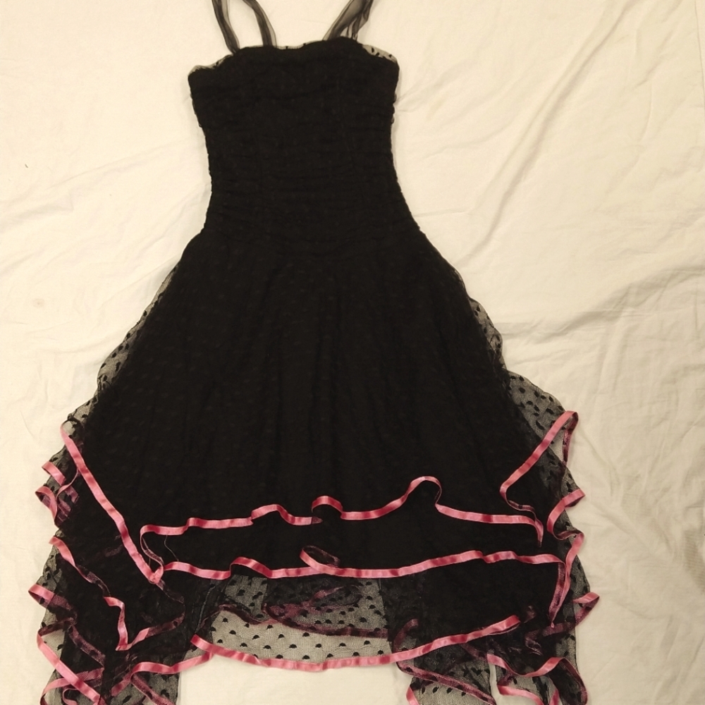 Cache asymmetrical dress